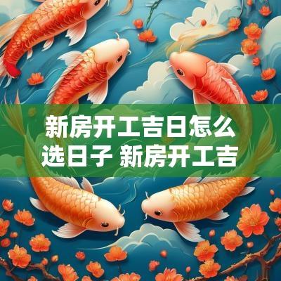 新房开工吉日怎么选日子 新房开工吉日怎么选日子最好