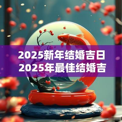 2025新年结婚吉日 2025年最佳结婚吉日一览表