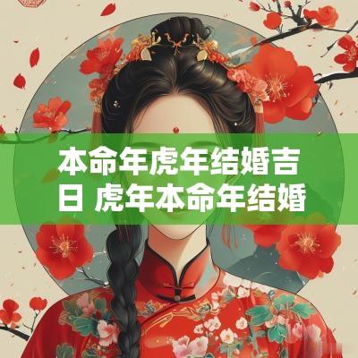 本命年马年结婚吉日 马年本命年结婚吉日