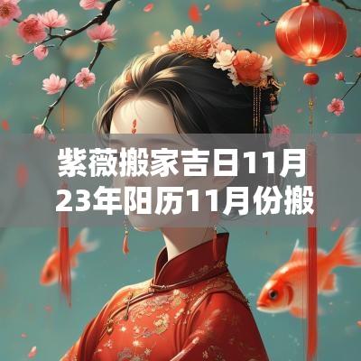 紫薇搬家吉日11月 23年阳历11月份搬家吉日