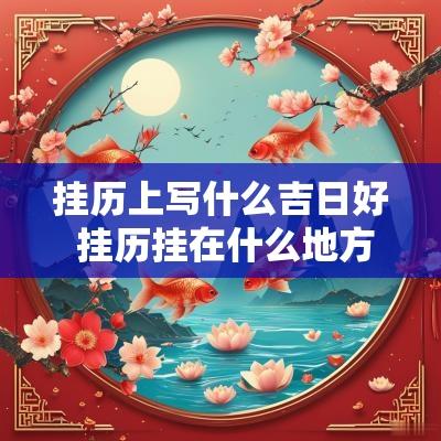 挂历上写什么吉日好 挂历挂在什么地方好