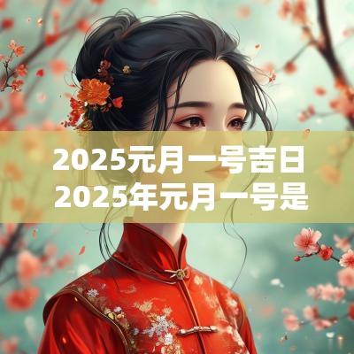 2025元月一号吉日 2025年元月一号是黄道吉日吗