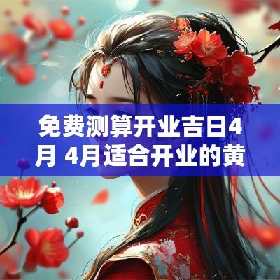 免费测算开业吉日4月 4月适合开业的黄道吉日