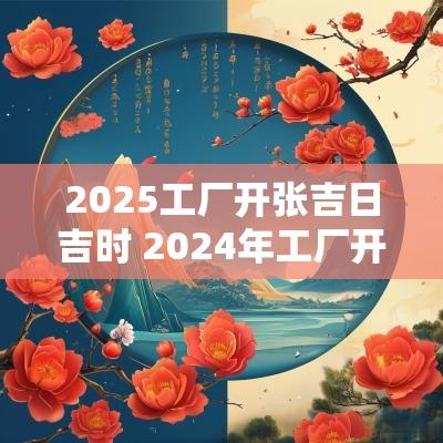 2025工厂开张吉日吉时 2025年工厂开工吉日查询表