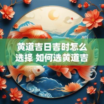黄道吉日吉时怎么选择 如何选黄道吉日吉时口诀