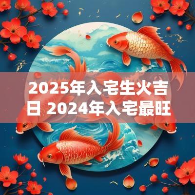 2025年入宅生火吉日 2025年入宅最旺日子