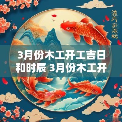 3月份木工开工吉日和时辰 3月份木工开工吉日和时辰有关吗