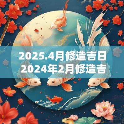 2025.4月修造吉日 2025年2月修造吉日