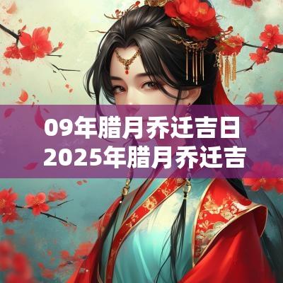 09年腊月乔迁吉日 2025年腊月乔迁吉日