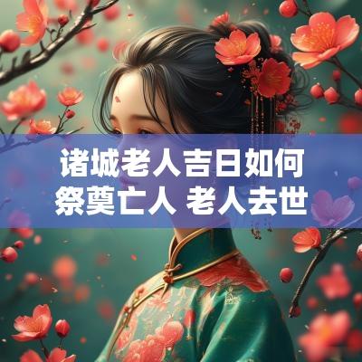 诸城老人吉日如何祭奠亡人 老人去世周年如何祭拜