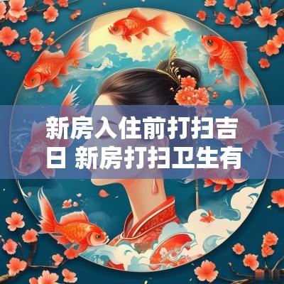 新房入住前打扫吉日 新房打扫卫生有什么讲究日子吗