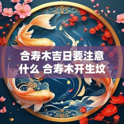 合寿木吉日要注意什么 合寿木开生坟诸家吉凶年定局