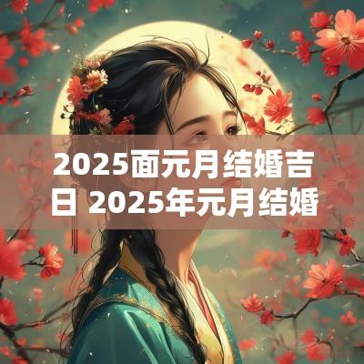 2025面元月结婚吉日 2025年元月结婚吉日一览表