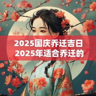 2025国庆乔迁吉日 2025年适合乔迁的黄道吉日