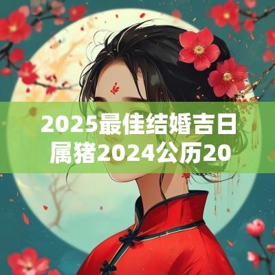 2025最佳结婚吉日 属猪2025公历2025结婚最佳吉日