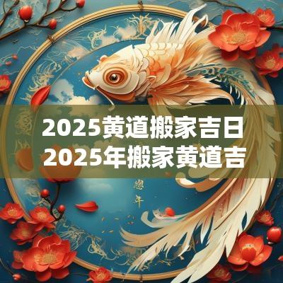 2025黄道搬家吉日 2025年搬家黄道吉日查询