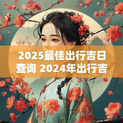2025最佳出行吉日查询 2025年出行吉日一览表