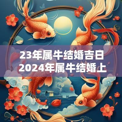 23年属牛结婚吉日 2025年属牛结婚上等吉日农历
