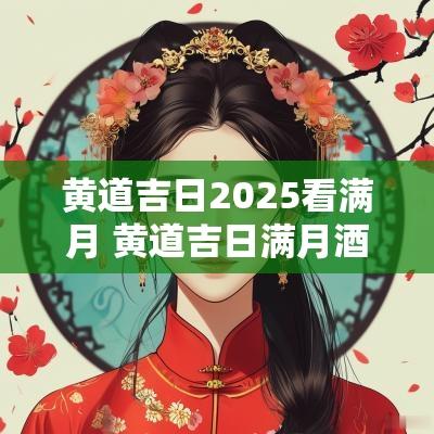 黄道吉日2025看满月 黄道吉日满月酒2025