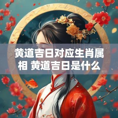黄道吉日对应生肖属相 黄道吉日是什么生肖最佳 黄道吉日对应生肖属相 黄道吉日是什么生肖最佳