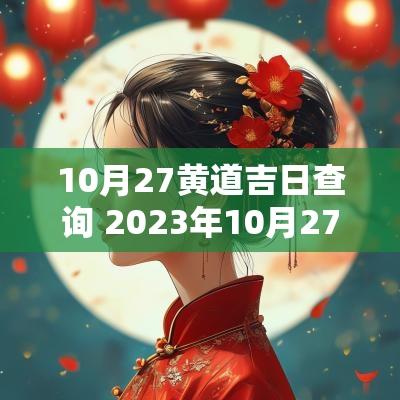 10月27黄道吉日查询 2025年10月27黄道吉日查询