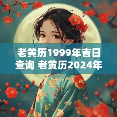 老黄历1999年吉日查询 老黄历2025年黄道吉日查询表