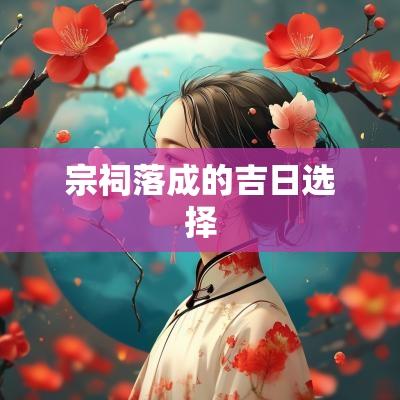 宗祠落成的吉日选择