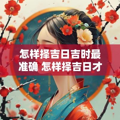 怎样择吉日吉时最准确 怎样择吉日才是正确方法