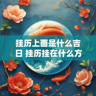 挂历上面是什么吉日 挂历挂在什么方位合适