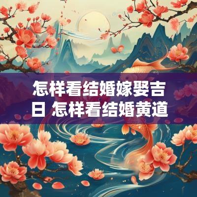 怎样看结婚嫁娶吉日 怎样看结婚黄道吉日