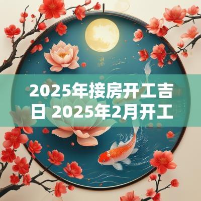 2025年接房开工吉日 2025年2月开工黄道吉日是哪几天