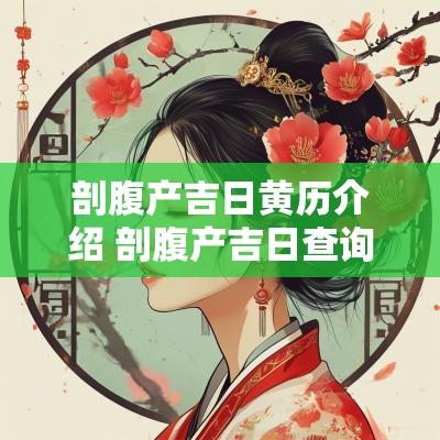 剖腹产吉日黄历介绍 剖腹产吉日查询2025年