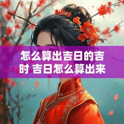 怎么算出吉日的吉时 吉日怎么算出来的