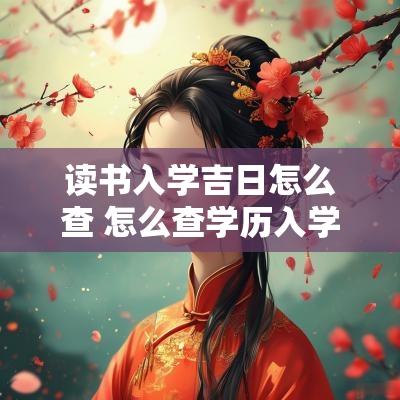 读书入学吉日怎么查 怎么查学历入学时间