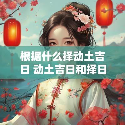 根据什么择动土吉日 动土吉日和择日怎样选择