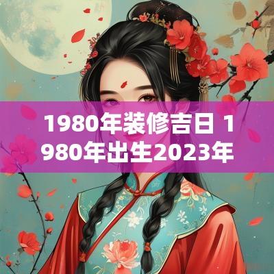 1980年装修吉日 1980年出生2025年7月装修月吉日