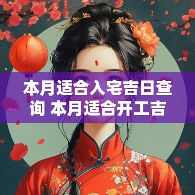 本月适合入宅吉日查询 本月适合开工吉日查询