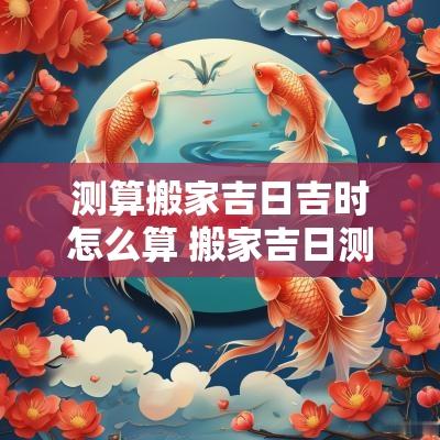 测算搬家吉日吉时怎么算 搬家吉日测算2025年