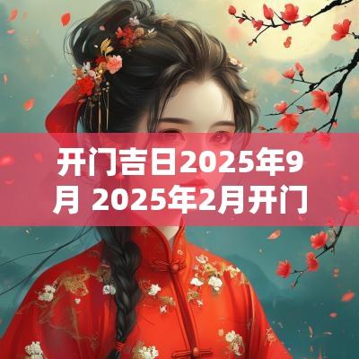 开门吉日2025年9月 2025年2月开门吉日