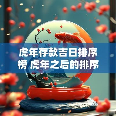 蛇年存款吉日排序榜 蛇年之后的排序
