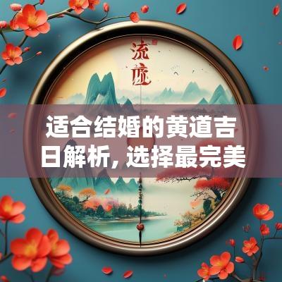适合结婚的黄道吉日解析, 选择最完美的婚期