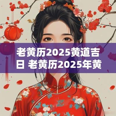 老黄历2025黄道吉日 老黄历2025年黄道吉日
