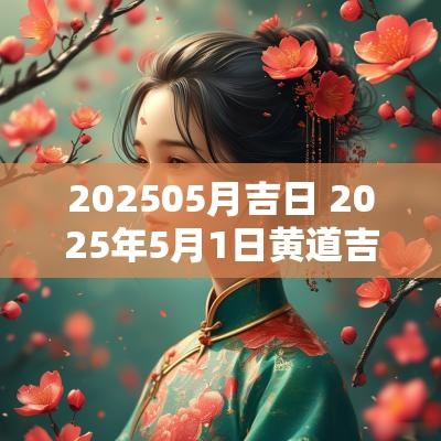 202505月吉日 2025年5月1日黄道吉日