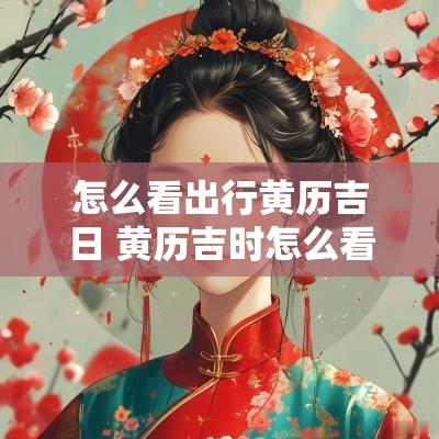 怎么看出行黄历吉日 黄历吉时怎么看