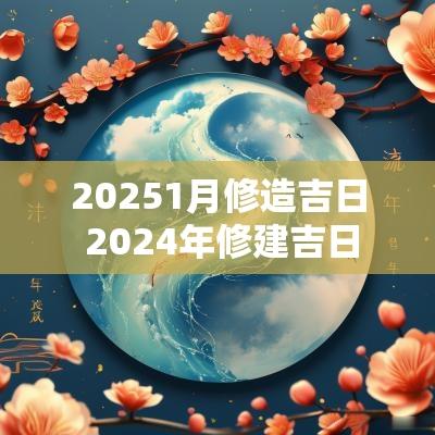 20251月修造吉日 2025年修建吉日