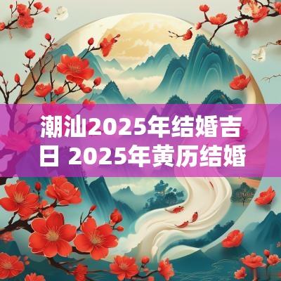 潮汕2025年结婚吉日 2025年黄历结婚吉日