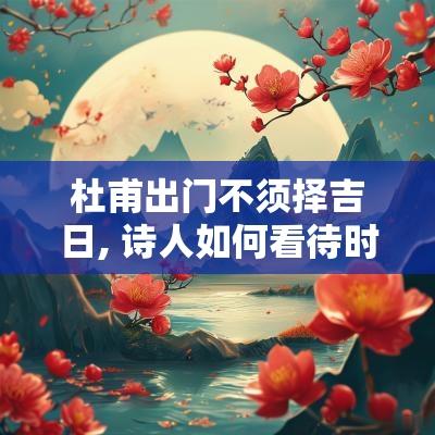 杜甫出门不须择吉日, 诗人如何看待时辰的重要性