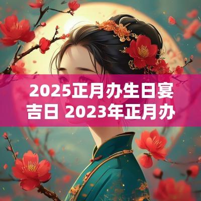2025正月办生日宴吉日 2025年正月办生日宴吉日