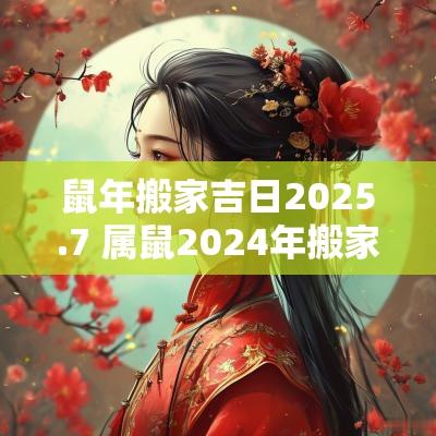 蛇年搬家吉日2025.7 属鼠2025年搬家吉日