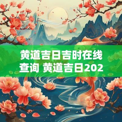 黄道吉日吉时在线查询 黄道吉日2025年老黄历查询吉时